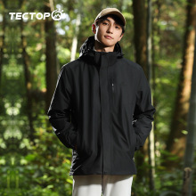 【常年加单】Tectop户外男女款抓绒两件套冲锋衣防风水透气登山服