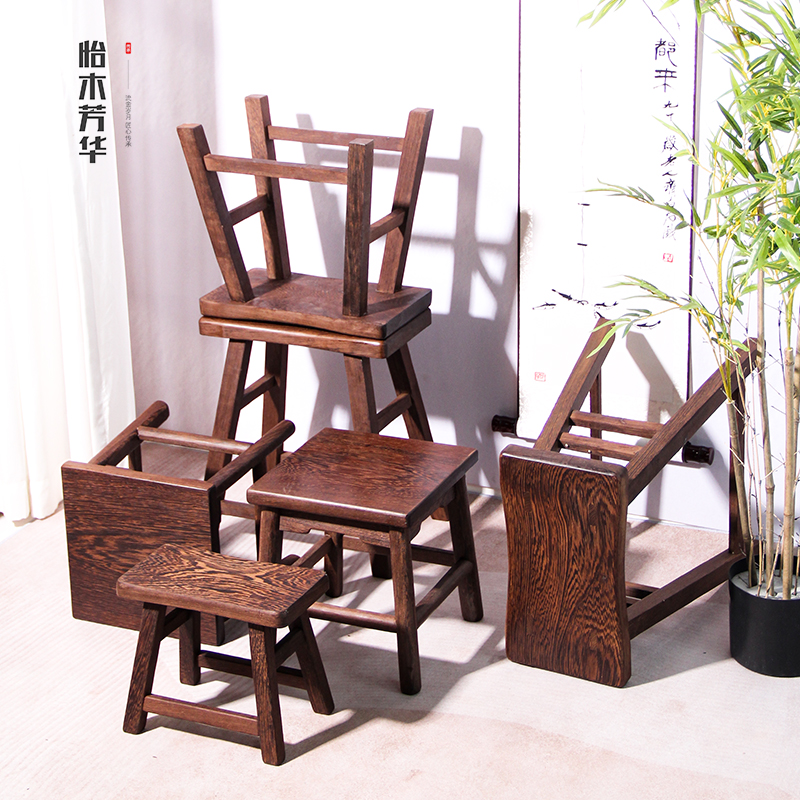 5v红木家具非洲鸡翅木实木凳茶几凳长板凳换鞋凳洗脚凳梳妆凳方凳