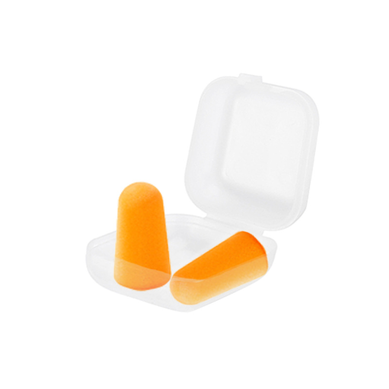 Printable Logo Multi-Color Optional Square Boxed Soundproof Earplugs Noise Reduction Anti-Noise Sleeping Sponge Earplugs A30m