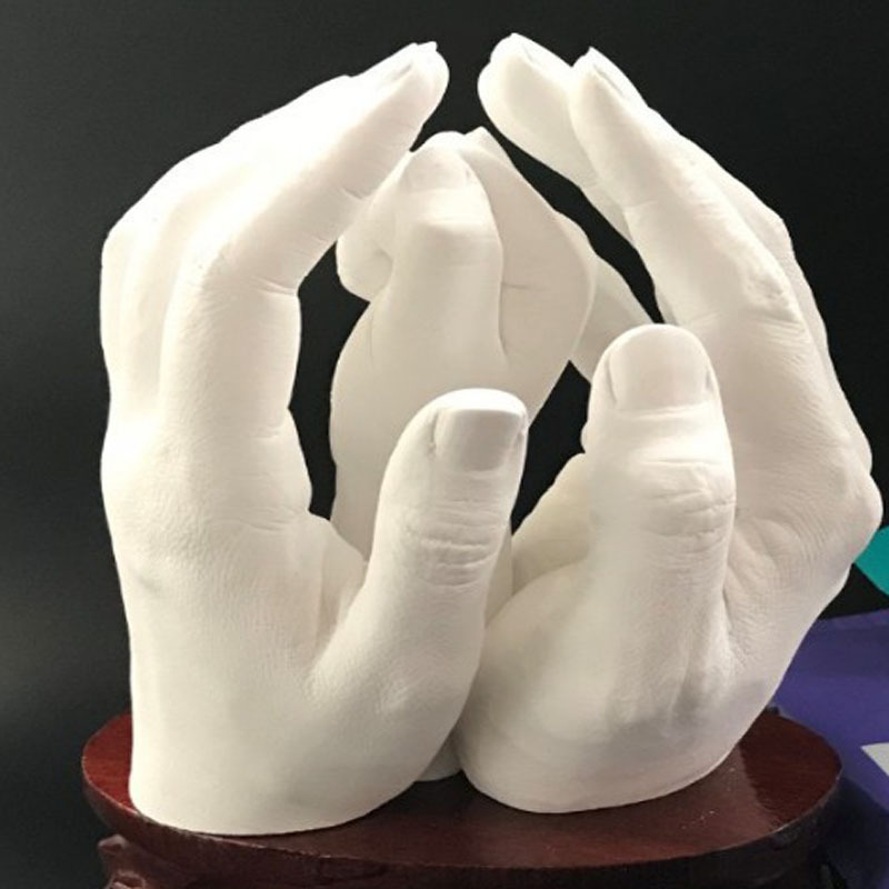 3d立体手模diy制作克隆粉印模粉情侣手模克隆跨境货源工厂现货