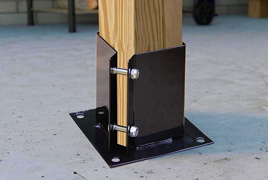 栅栏立柱底座 脚手架固定座 秋千架固定件(单件)