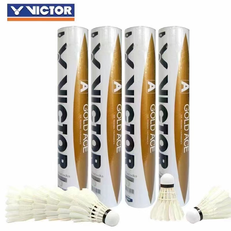 胜利羽毛球威克多羽毛球金黄1号黄金1号victor比赛3维克多