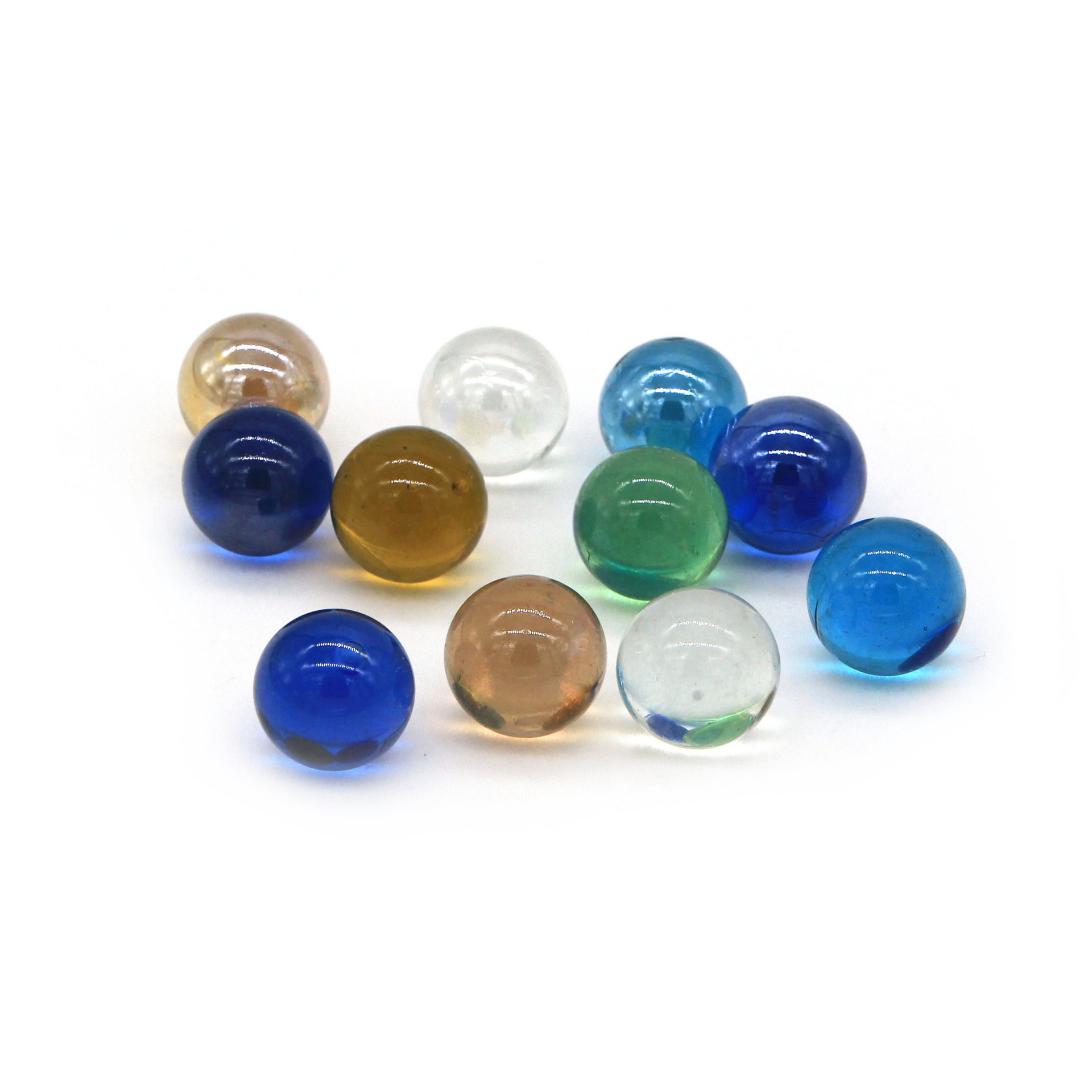 生产全色透明小玻璃珠14mm玻璃滚珠实心透明压缩机用玻璃弹珠