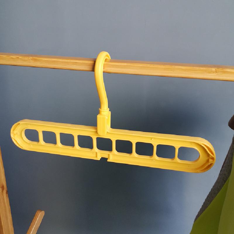 多功能防滑九孔衣架衣柜整理收纳衣服家用节省空间晾晒挂魔术衣架