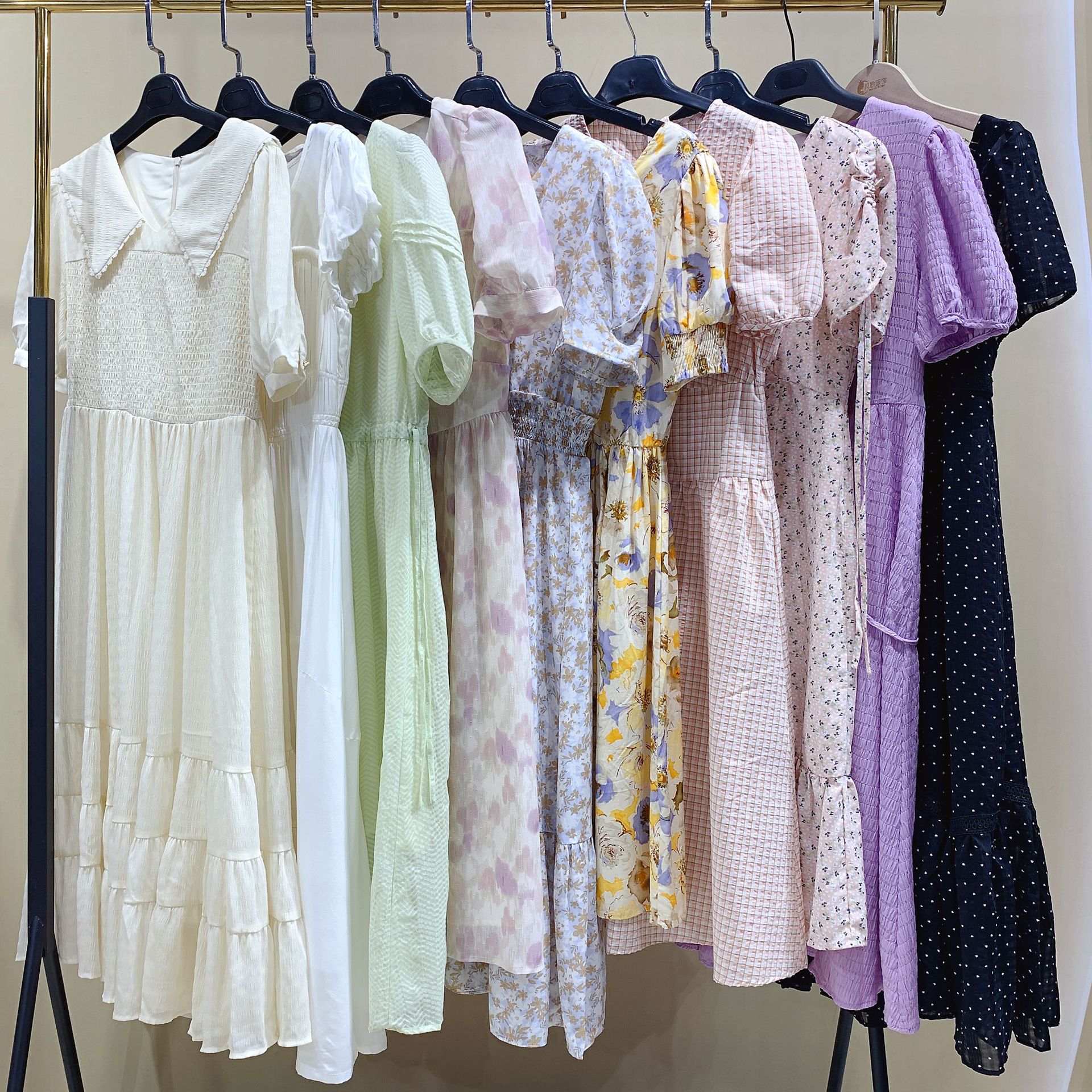 爱依服 品牌折扣女装 连衣裙尾货清仓 外贸尾单正品 衣服尾货批发