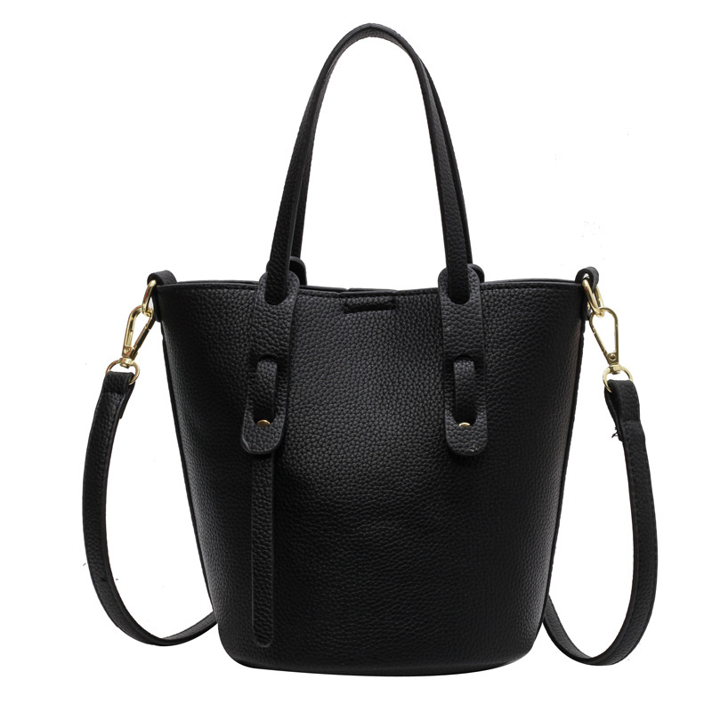 Popular Bag 2023 New Trendy Women's Bags Fashion Shoulder Simple Crossbody Portable Western Style Commuter Bucket Bag