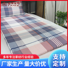 垫套枕套被套学生三件套定制 宿舍单人床床上用品纯棉三件套加工