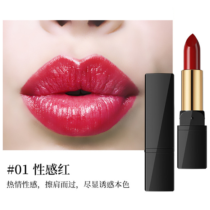 Wholesale Lipstick 5-Piece Set Red Big Color Mousse Velvet Matte Waterproof Matte Lipstick Gift Box