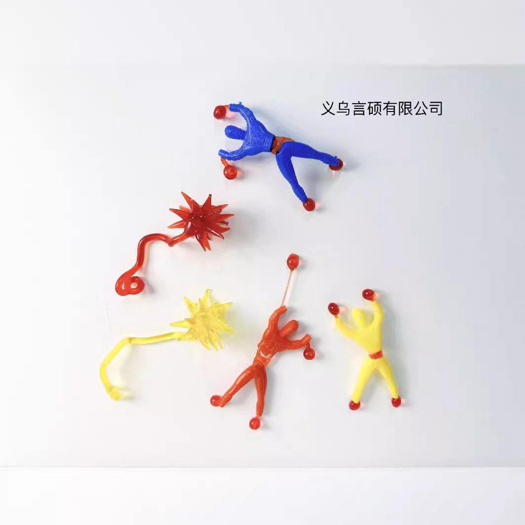 X Spider Man + Meteor Hammer Children's Toys Somersault Spider Man Palm Meteor Hammer Decompression Artifact Trick Play