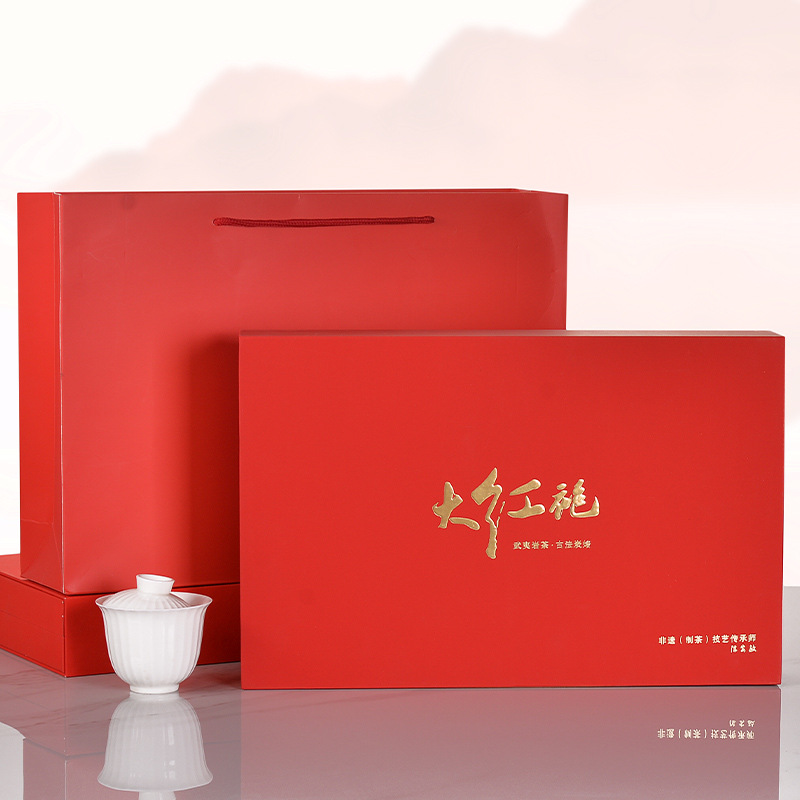 一罐茶武夷山岩茶乌龙茶大红袍泡袋礼盒装赠送建盏新春送礼佳品
