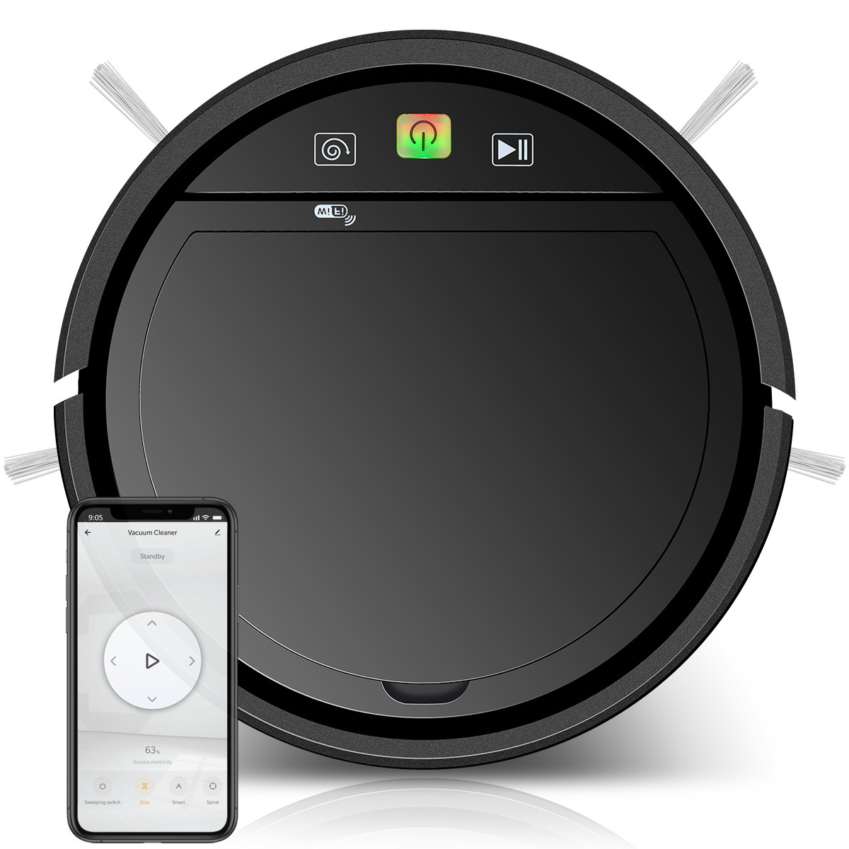跨境智能扫地机robotic vacuum cleaner自动回充吸尘器tuya语音