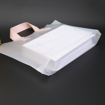 服装店袋子加厚手提袋纯透明塑料袋包装袋购物袋袋子批发礼品