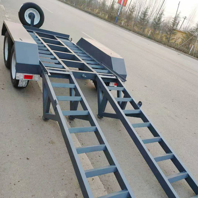 供应农用拖车 工厂仓库物流货物周转车 转向重型运输牵引式拖车