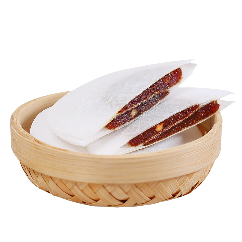 御食园果仁茯苓饼500g北京特产茯苓夹饼老式伏芩饼糕点小零食