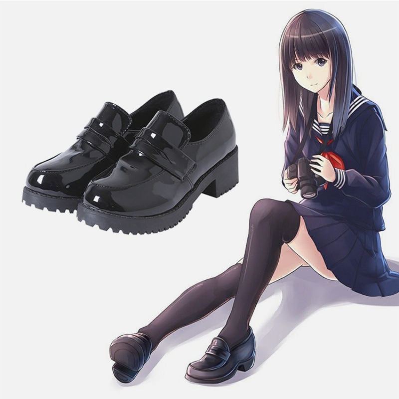 小皮鞋春夏女日系学生鞋jk制服鞋女仆动漫cos百搭圆头制服单鞋