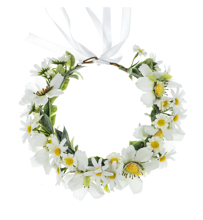 小清新仿真波斯菊花环森系小雏菊花朵发饰新娘头饰度假摄影饰品