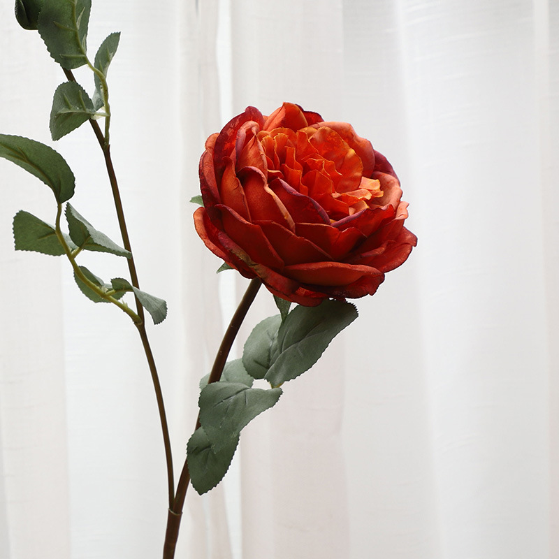 Hangbin Simulation Crystal Rose Living Room Bedroom Decoration Fake Flower Artificial Rose Bouquet Factory Wholesale