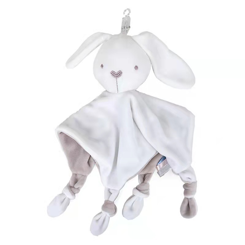 Infant Appeasing Towel Baby Bibs Cartoon Elephant Rabbit Appeasing Towel Spot Factory Wholesale
