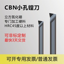 CBN小径小孔镗刀立方氮化硼硬车淬火料热处理后产品直径2