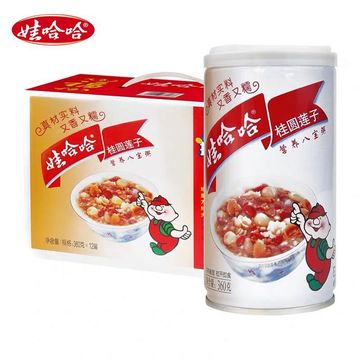 娃哈哈八宝粥桂圆莲子八宝粥360g整箱批发粗粮速食营养八宝粥