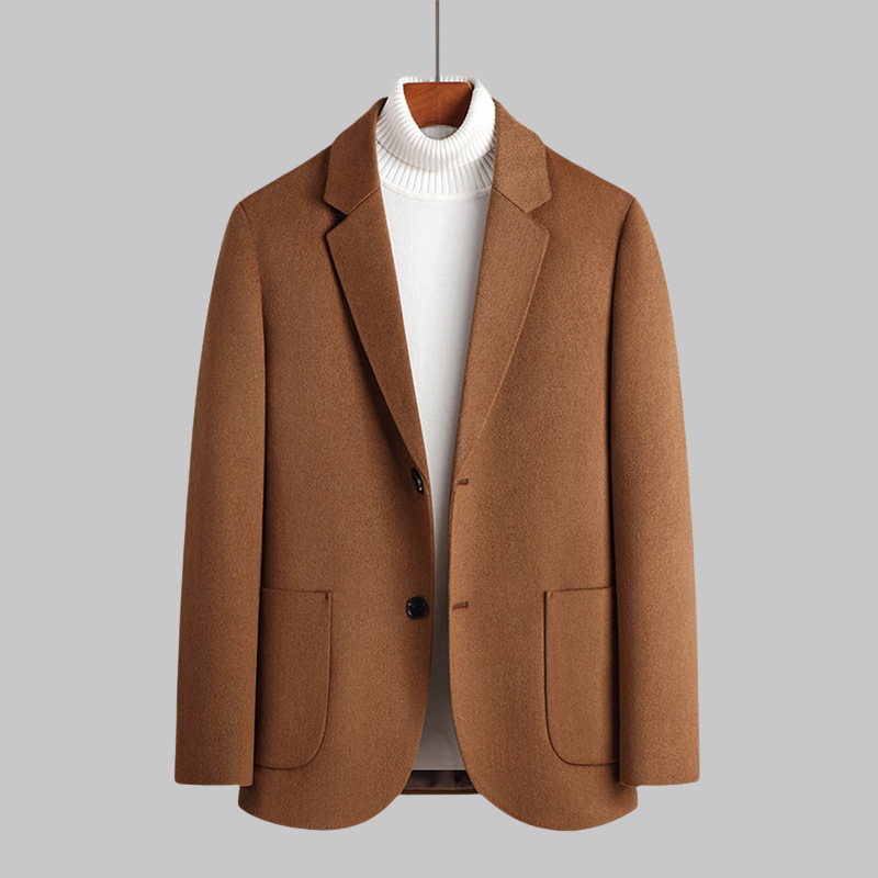 2023新款修身款经典两粒扣青年男士休闲韩版纯色西服西装-阿里巴巴