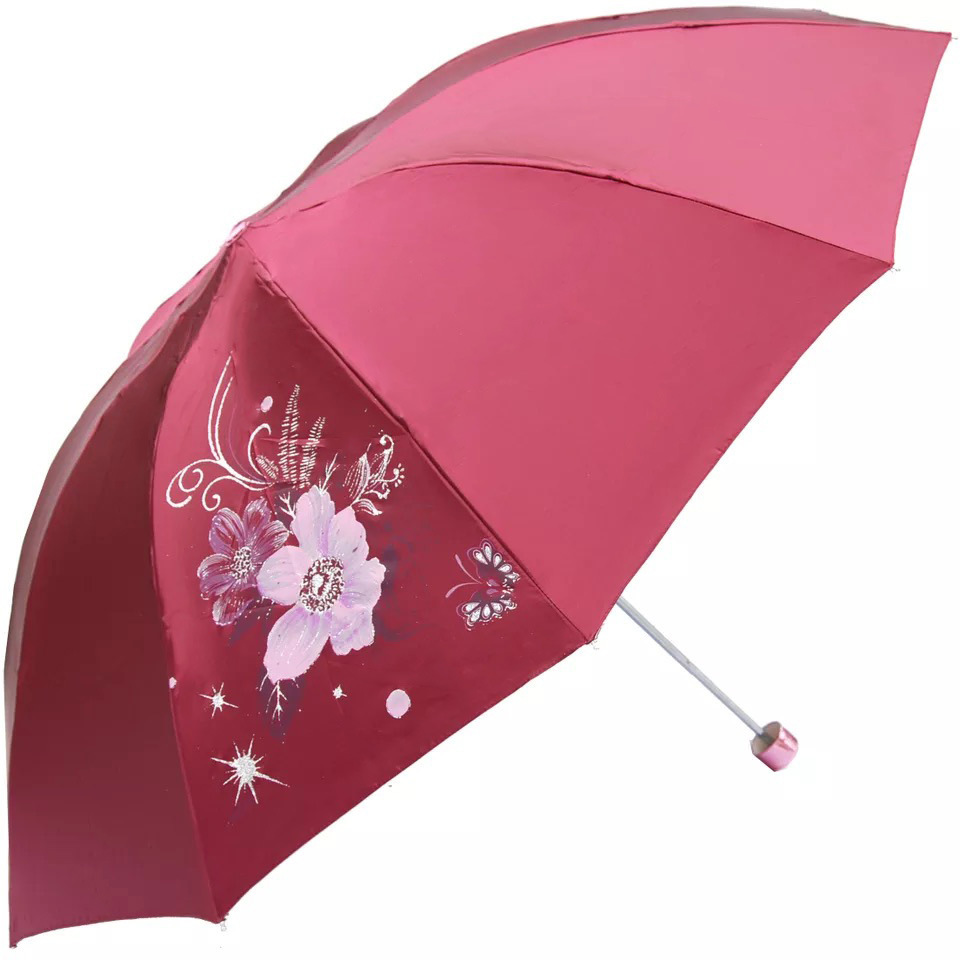 天堂伞正品批发零售300t十片色丁 加大加固防紫外线遮阳伞晴雨伞