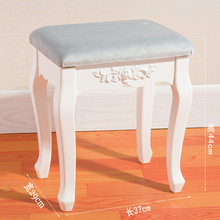 欧式凳子仿实木化妆凳美式梳妆凳梳妆台椅子白色卧室现代简约世兰