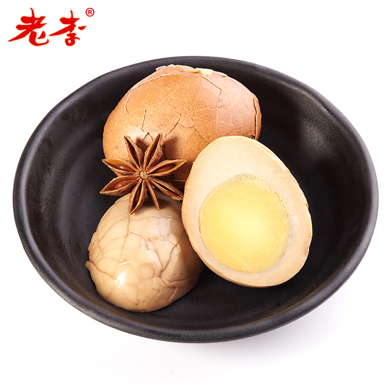 老李卤蛋散装小包装五香茶叶蛋带壳喜蛋卤蛋夜宵充饥即食整箱零食