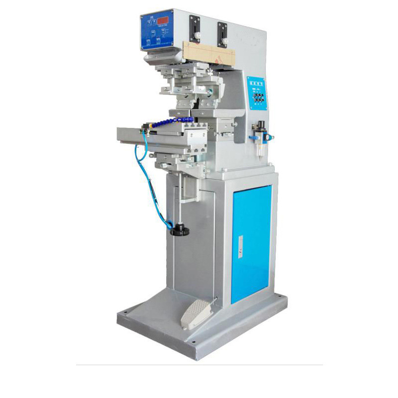 双色穿梭移印机玩具双色印刷机半自动移印机厂家现货供应