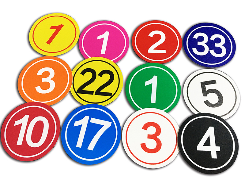 选手号码牌数字比赛考级直播间抖音服装舞蹈分组编号模特塑料别针