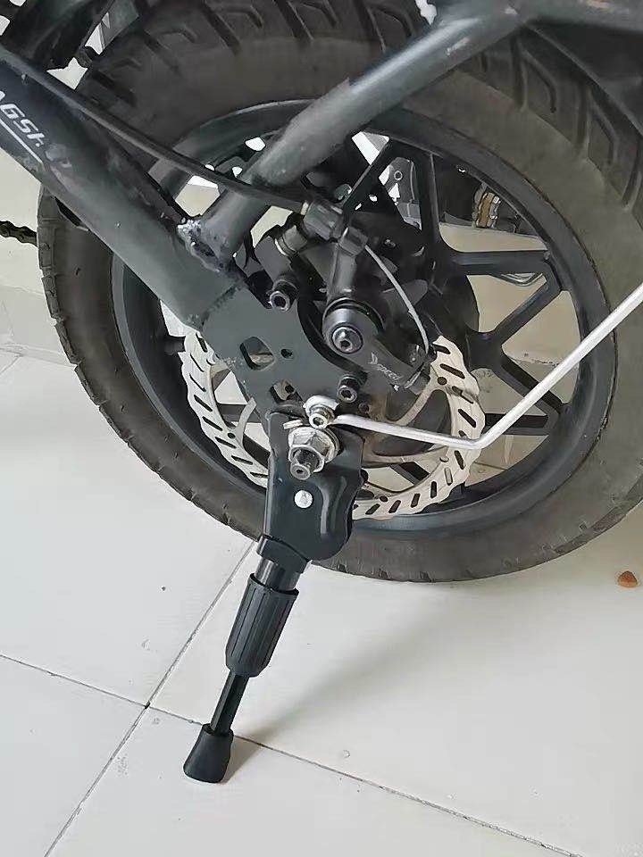 电动车脚撑锂电车14寸折叠代驾车停车单车脚架边梯16寸支架配件
