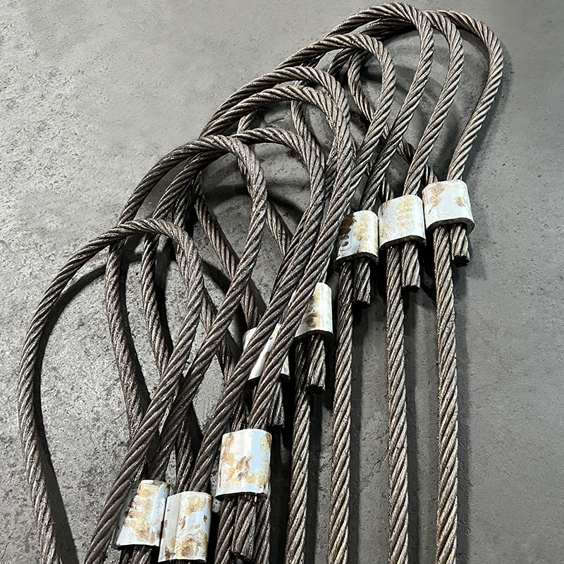 厂家批发光面涂油钢丝绳 起重吊装塔吊钢丝绳 机器加工压制钢丝绳