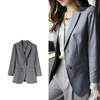 temperament suit Self cultivation Show thin Versatile suit leisure time jacket spring and autumn new pattern coat man 's suit