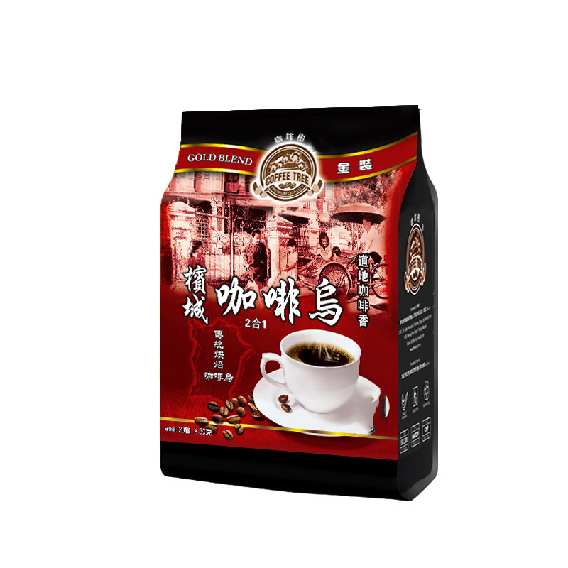 马来西亚进口槟城咖啡树黑咖啡速溶黑咖啡600克