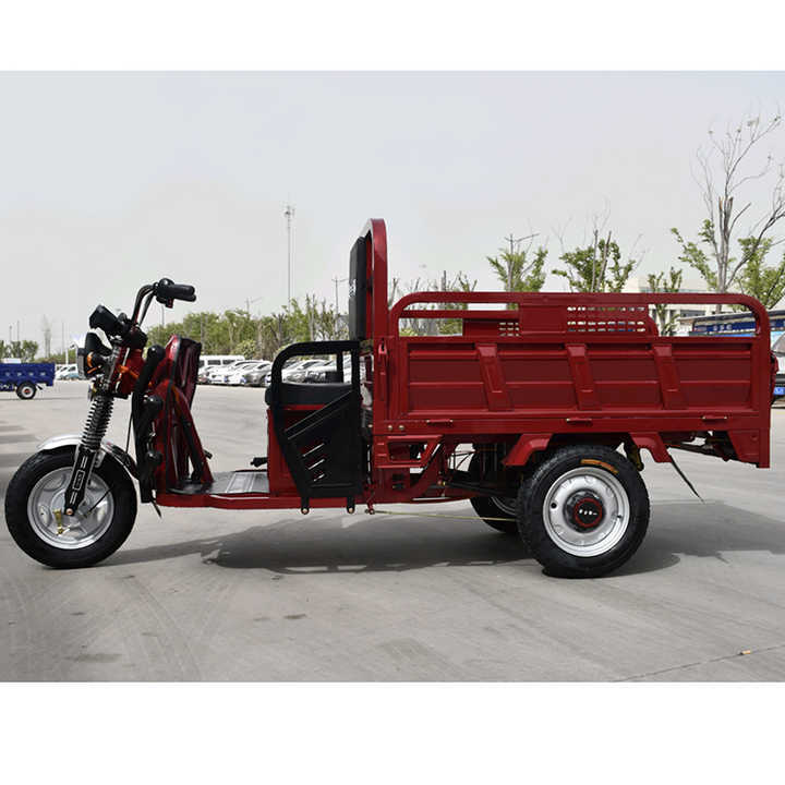 低价电动三轮车2024 50千米里程远程大轮电动三轮车城市用载货