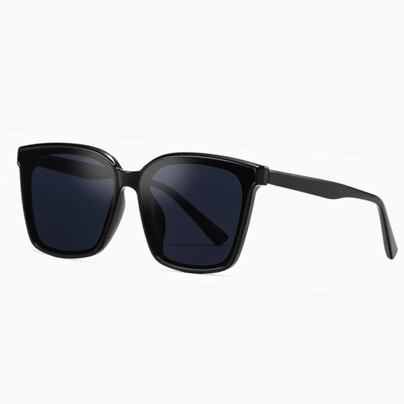 2021新款gm偏光墨镜女小红书网红同款tega方框圆脸驾驶太阳镜男潮