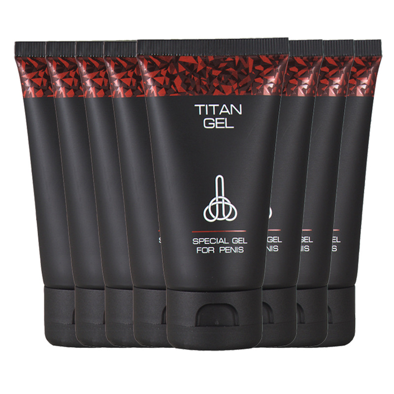 黑色俄罗斯泰坦凝胶titangel男用按摩精油保健品外贸跨境厂家批发