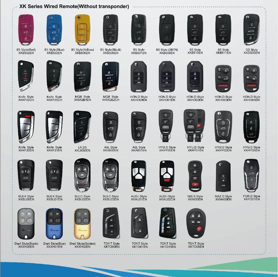 xhorse vvdi xk series 海外版有线子机通用汽车遥控器-阿里巴巴