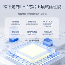 松下led明畔灯具客厅全光谱护眼吸顶灯卧室灯简约现代大气主灯