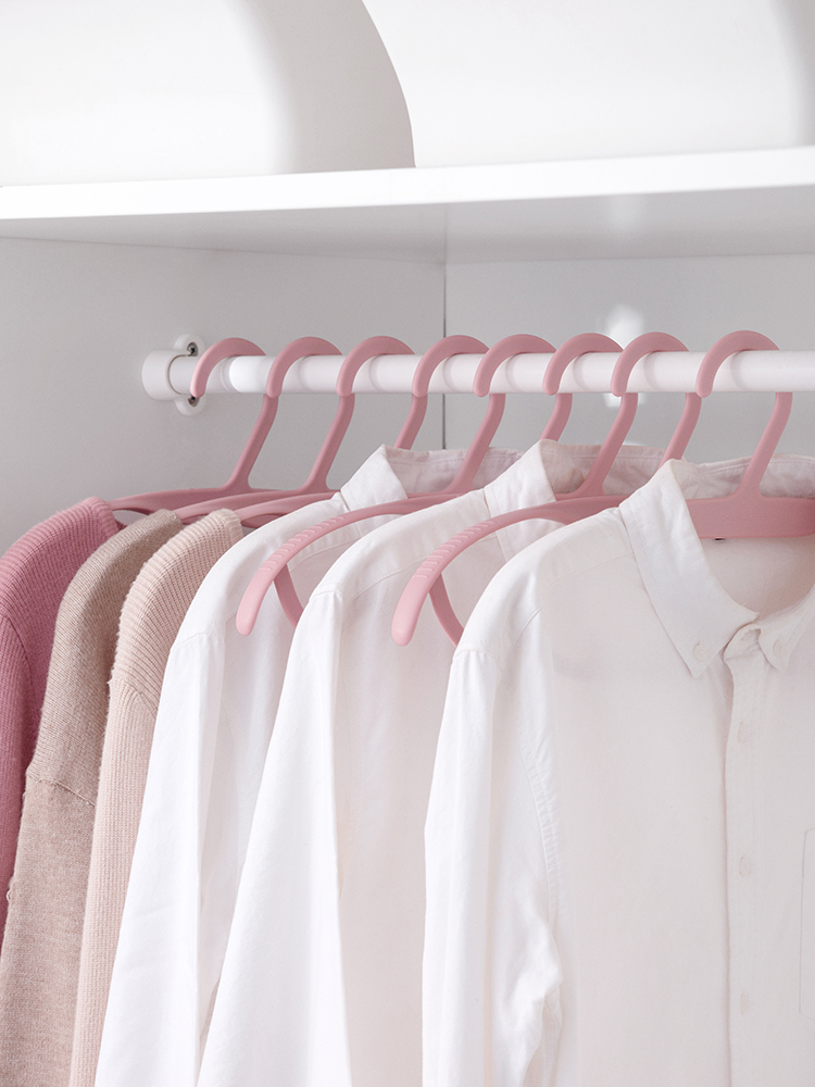 w1tr塑料宽肩无痕衣架挂干湿衣撑晾晒裤架衣服架挂衣架家用衣