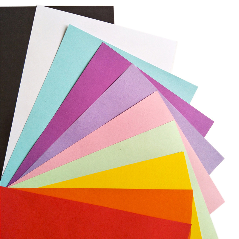 a5尺寸彩色卡纸儿童折纸diy制作用纸美工纸加厚 160克多色10张1包