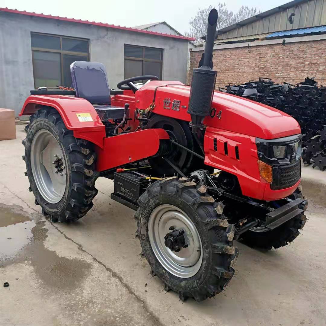 单杠四驱35马力侧坐耕田机 四轮旋耕碎草机 小型农用拖拉机