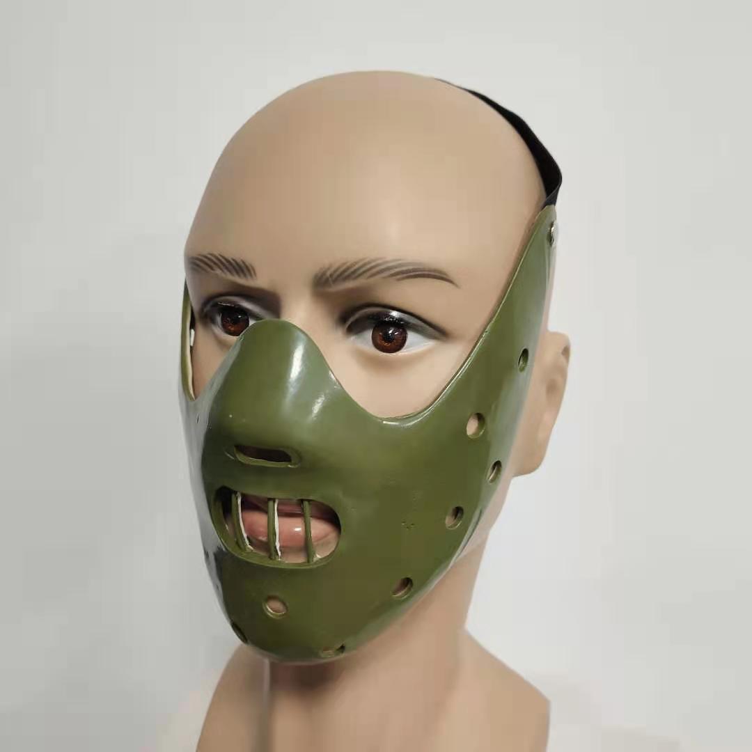 电影同款面具 沉默的羔羊汉尼拔面具cosplay化妆恐怖恶魔杀人狂