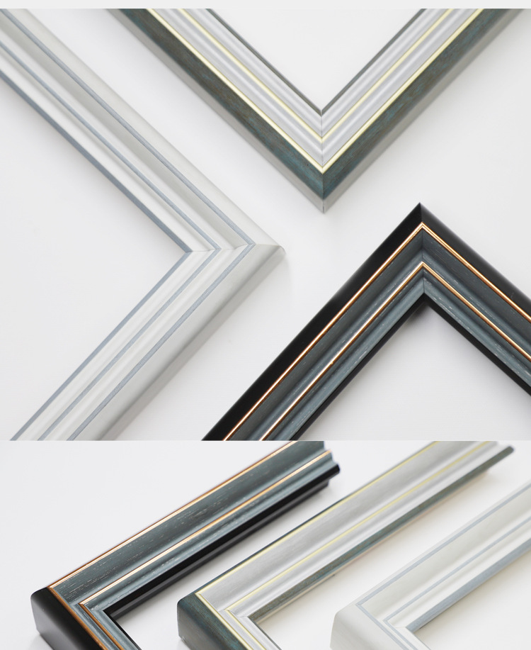 轻奢装饰画线条ps相框条镜框条装饰线条婚纱装饰相框框条网红线条