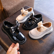 女童皮鞋2021春秋新款韩版黑色英伦风休闲鞋平底学生儿童单鞋