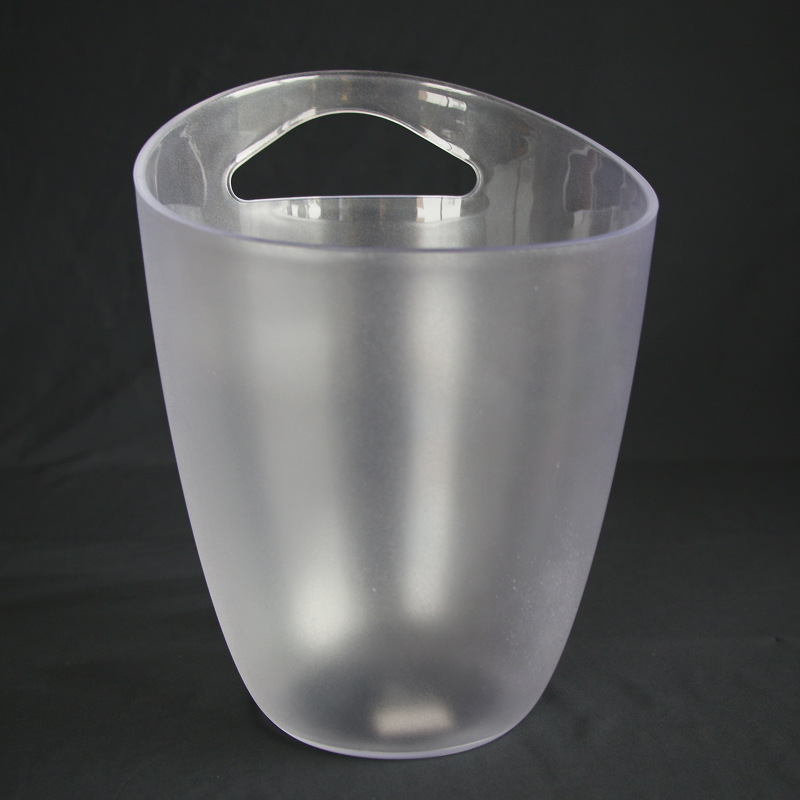 厂家批发塑料冰桶透明冰块桶磨砂香槟桶亚克力啤酒桶KTV酒吧用品