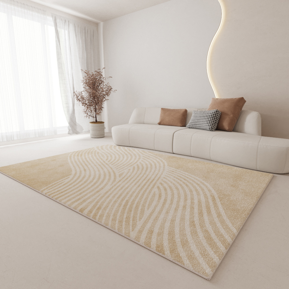 Modern Minimalist Living Room Carpet Floor Mat Light Luxury Advanced Bay Window Table Carpet Bedroom Full Cover Home Non-Slip