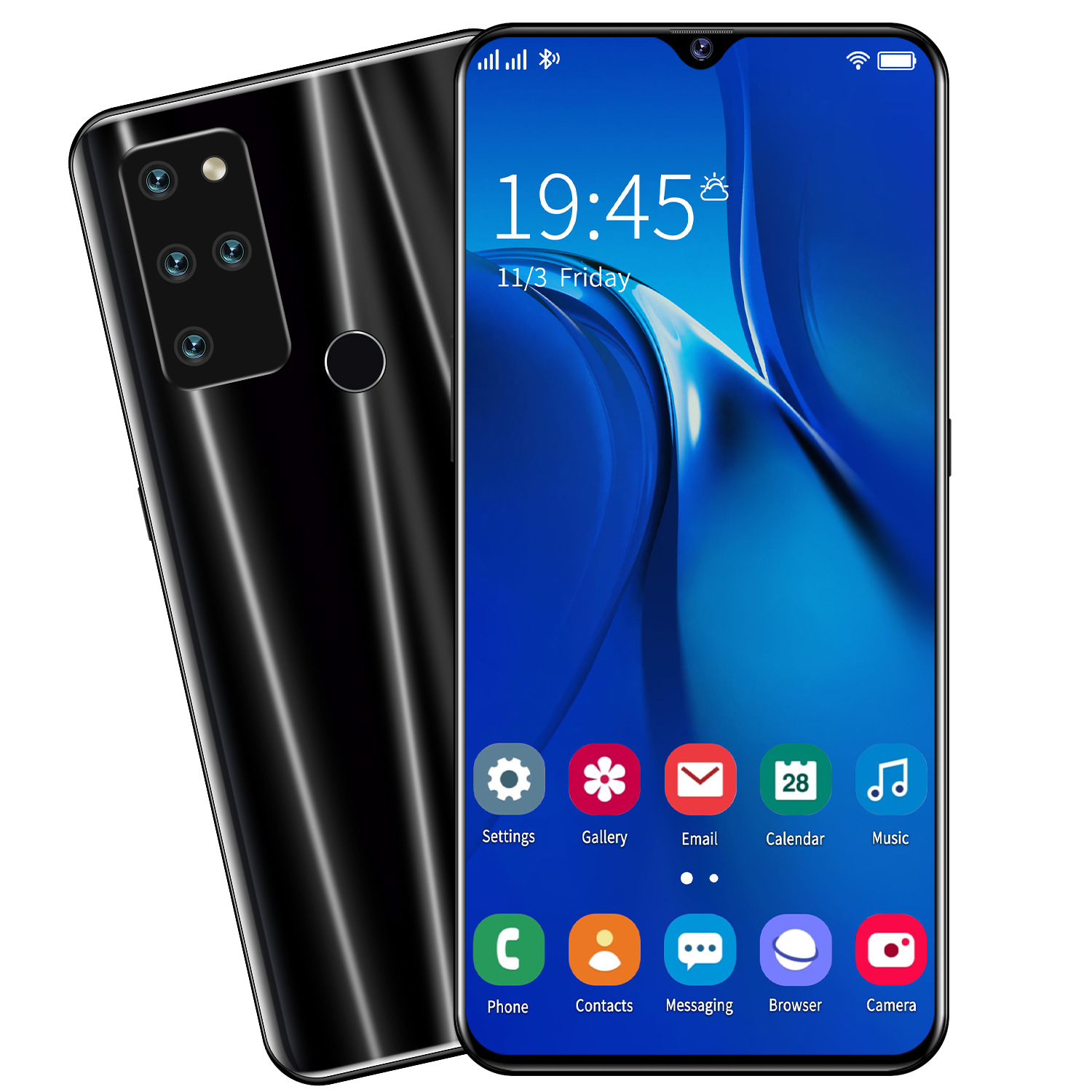 3寸1 16真指纹智能手机外贸现货代发lazada