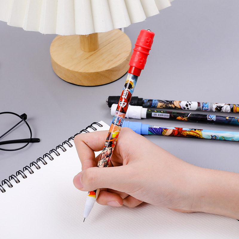 Spring Pen Beginner One Piece Pen Decompression Pen Primary and Secondary School Students Competition Twist Pen Can Write Douyin Online Influencer