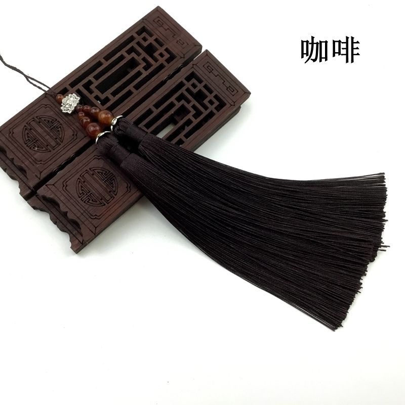 一件包邮车挂穗子古风铁莲花流苏垂顺挂穗手工挂件结配件吊穗